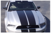 2013-14 Mustang - Tapered Lemans Racing Stripes - Glass Roof - No Wing
